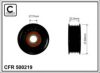 CAFFARO 500219 Deflection/Guide Pulley, v-ribbed belt